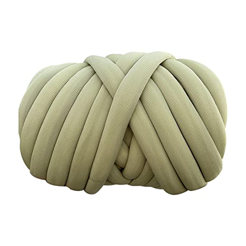 MagiDeal Chunky Yarn Jumbo Tubular Yarn Arm Knit Garn Waschbares weiches 500 g Dickes Chunky Yarn Tube Riesengarn für Körbe Teppichherstellung Überwurf, Olive MagiDeal Chunky Yarn Jumbo Tubular Yarn Arm Knit Garn Waschbares weiches 500 g Dickes Chunky Yarn Tube Riesengarn für Körbe Teppichherstellung Überwurf, Olive von MagiDeal