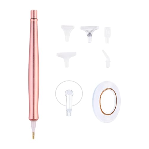 MagiDeal Diamond DIY Art Tools Accessoires handgefertigt ergonomisch tragbarer Kompakt mit verschiedenen Stiftköpfen Kunststift, Rosa MagiDeal Diamond DIY Art Tools Accessoires handgefertigt ergonomisch tragbarer Kompakt mit verschiedenen Stiftköpfen Kunststift, Rosa von MagiDeal