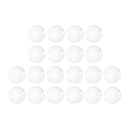 MagiDeal Glas-Cabochons, Kuppelfliesen, Cabochons, Scrapbook-Perlen, halbrund, Flache Rückseite, für die Schmuckherstellung, für Armbänder, 20mm 20St von MagiDeal