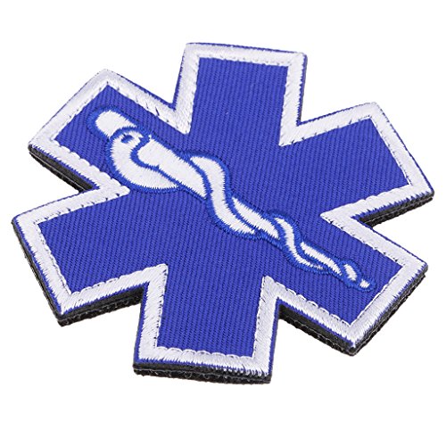 MagiDeal Internationaler Rettung Star of Life - Bügelbild Aufnäher Applikation für Outdoor-Ausrüstung, Jacken, Jeans, Weste, Hüte von MagiDeal