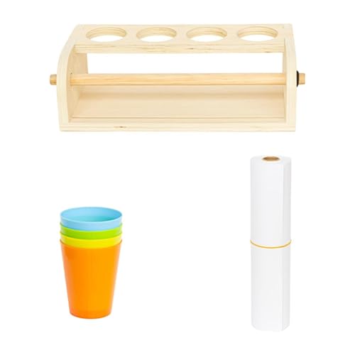 MagiDeal Kindermalerei Staffelei mit Malpapierrolle und Bleistifthalter Set, Klein von MagiDeal