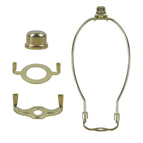 MagiDeal Lampenharfe – Lampenschirmhalter beinhaltet Harfe, Sattellichtsockel und Kugelknauf, Beleuchtungszubehör, Lampenschirmhalterung für Tisch-/Stehlampen - Golden 10,8 x 25,4 cm MagiDeal Lampenharfe – Lampenschirmhalter beinhaltet Harfe, Sattellichtsockel und Kugelknauf, Beleuchtungszubehör, Lampenschirmhalterung für Tisch-/Stehlampen - Golden 10,8 x 25,4 cm von MagiDeal