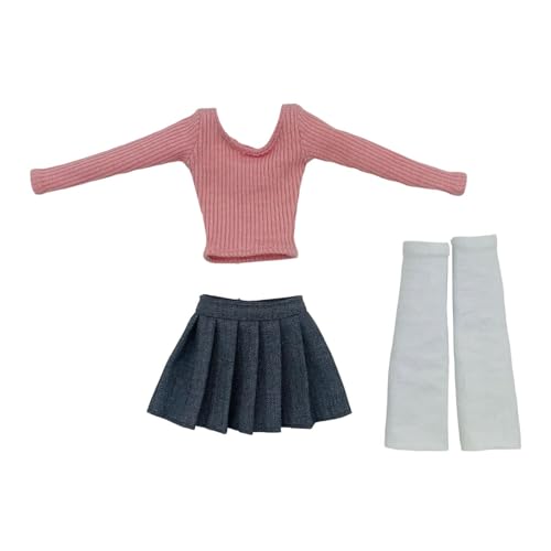 MagiDeal Langhülle 1/6 -Skala Girl Tube Top, Cosplay weibliche Puppen Brust -Wrap -Action -Figur, Kleidung, Rosa von MagiDeal