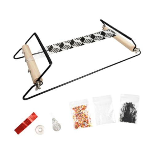 MagiDeal Metallperlen-Webstuhl-Set, enthält Webstuhl, Faden, Stifte, Einfädler und Perlen für Armbänder, Halsketten, Gürtel und mehr MagiDeal Metallperlen-Webstuhl-Set, enthält Webstuhl, Faden, Stifte, Einfädler und Perlen für Armbänder, Halsketten, Gürtel und mehr von MagiDeal