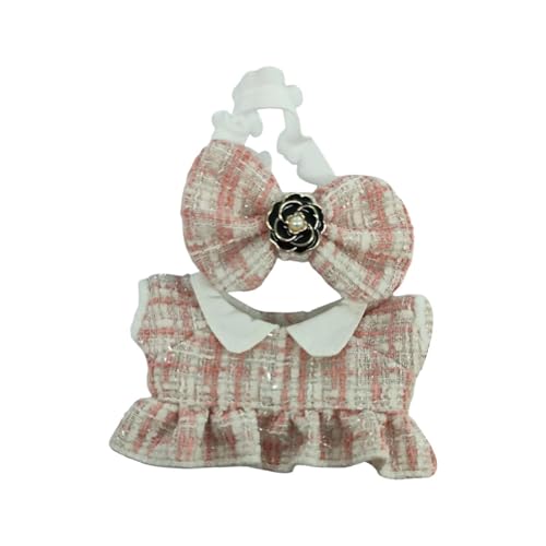 MagiDeal Modepuppen-Kleideranzug, Puppenkleidung, DIY-Puppenspielzeug, Foto-Requisiten, süßes Kostümzubehör, Miniatur-Kleidung für 17-cm-Puppe, Rosa von MagiDeal