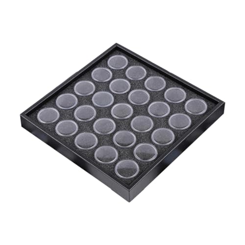 MagiDeal Perlen-Organizer-Box, Perlen-Aufbewahrungsbehälter, Leere Hülle, Organizer für Nagel-Edelsteine, Organizer für Nagel-Strasssteine für, 25 Gläser MagiDeal Perlen-Organizer-Box, Perlen-Aufbewahrungsbehälter, Leere Hülle, Organizer für Nagel-Edelsteine, Organizer für Nagel-Strasssteine für, 25 Gläser von MagiDeal