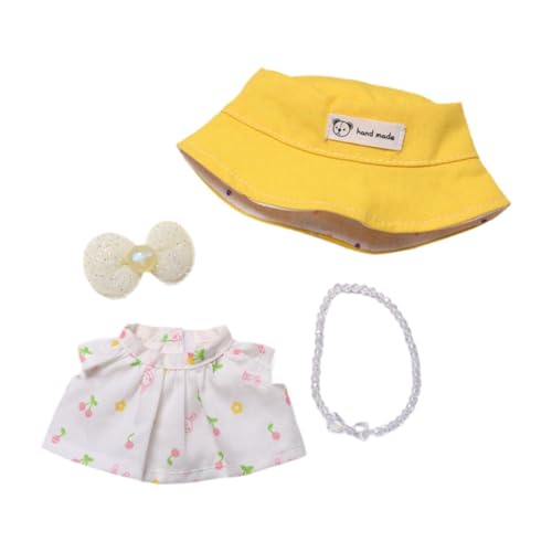 MagiDeal Plüschpuppen-Hosenträgerrock zum Anziehen, Rollenspiel, Kostüme, DIY-Foto-Requisiten, pädagogische Kleidung, Hosenträgerrock, für 6,69-Zoll-Puppen, Kaninchenrock Und Mütze MagiDeal Plüschpuppen-Hosenträgerrock zum Anziehen, Rollenspiel, Kostüme, DIY-Foto-Requisiten, pädagogische Kleidung, Hosenträgerrock, für 6,69-Zoll-Puppen, Kaninchenrock Und Mütze von MagiDeal
