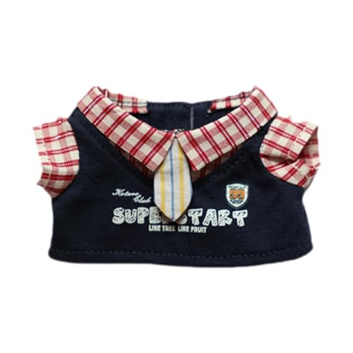 MagiDeal Puppen-T-Shirt, handgefertigte Kleidung, Miniatur-Kleidung für 17 cm große Puppen, Geburtstagsgeschenke, Thanksgiving-Geschenke von MagiDeal