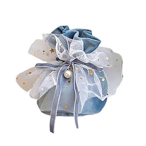 MagiDeal Schmuck-Süßigkeitsbeutel mit Kordelzug, Geschenkbeutel, Hochzeit, Trendiger Samt-Beutel mit Kordelzug für Verlobung, Hochzeit, Gastgeschenk, Blau MagiDeal Schmuck-Süßigkeitsbeutel mit Kordelzug, Geschenkbeutel, Hochzeit, Trendiger Samt-Beutel mit Kordelzug für Verlobung, Hochzeit, Gastgeschenk, Blau von MagiDeal