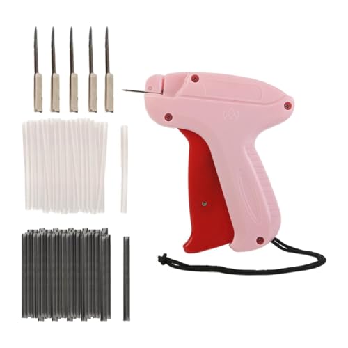 MagiDeal Tagging -Tool für Kleidung, Schnellkleidungsfixer Handheld Compact Stitch Tool für Wäschetagnungsanhänger für Sendung Einzelhandel, Rosa von MagiDeal