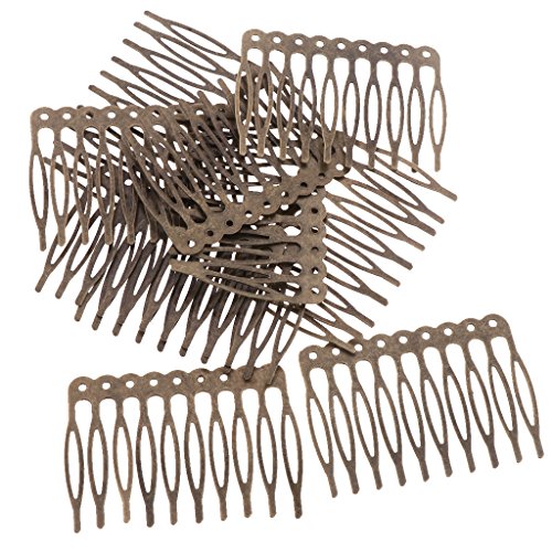 MagiDeal Vintage Stil Haarkamm Haarkämme Kämmen Frau Party Kopfschmuck, Bronze MagiDeal Vintage Stil Haarkamm Haarkämme Kämmen Frau Party Kopfschmuck, Bronze von MagiDeal