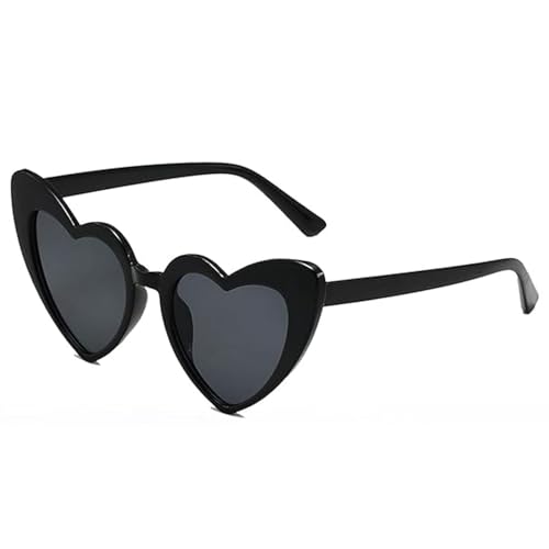 Sonnenbrille, Herz Sonnenbrille, Herzbrille Partybrille, Lustige Partybrillen, Bonbonfarbene Gläser, Hippie Brille für Geburtstagsfeier, Fasching, Karneval, Malle, für Kinder und Erwachsene, Schwarz Sonnenbrille, Herz Sonnenbrille, Herzbrille Partybrille, Lustige Partybrillen, Bonbonfarbene Gläser, Hippie Brille für Geburtstagsfeier, Fasching, Karneval, Malle, für Kinder und Erwachsene, Schwarz von MagiSel