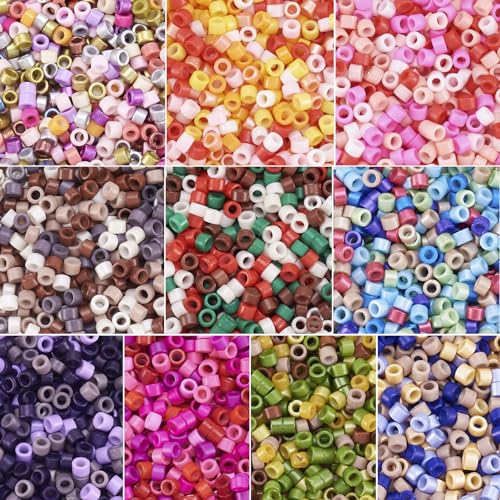 Magibeads Glasperlen, 150 g, 9/0, 2,5 mm, Backfarbe, winzige Pony-Perlen, Delica, japanische Rocailles, Mini-Perlen, bunt, zum Basteln, lose Abstandshalter, Großpackung für Nadelarbeiten, Ohrringe, Magibeads Glasperlen, 150 g, 9/0, 2,5 mm, Backfarbe, winzige Pony-Perlen, Delica, japanische Rocailles, Mini-Perlen, bunt, zum Basteln, lose Abstandshalter, Großpackung für Nadelarbeiten, Ohrringe, von Magibeads