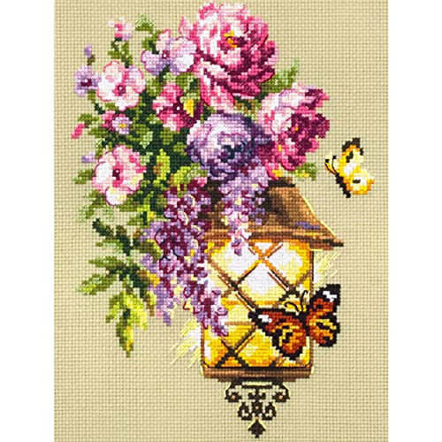 Magic Needle 100-041 ZW Hoffnungsschimmer Kreuzstichset mit Zählmuster Zweigart Edition, Baumwolle, multifarbig, 17x23cm Magic Needle 100-041 ZW Hoffnungsschimmer Kreuzstichset mit Zählmuster Zweigart Edition, Baumwolle, multifarbig, 17x23cm von Magic Needle