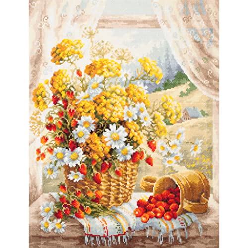 Magic Needle 100-181 ZW Honig Aroma Kreuzstichset mit Zählmuster Zweigart Edition, Baumwolle, multifarbig, 32x40cm Magic Needle 100-181 ZW Honig Aroma Kreuzstichset mit Zählmuster Zweigart Edition, Baumwolle, multifarbig, 32x40cm von Magic Needle
