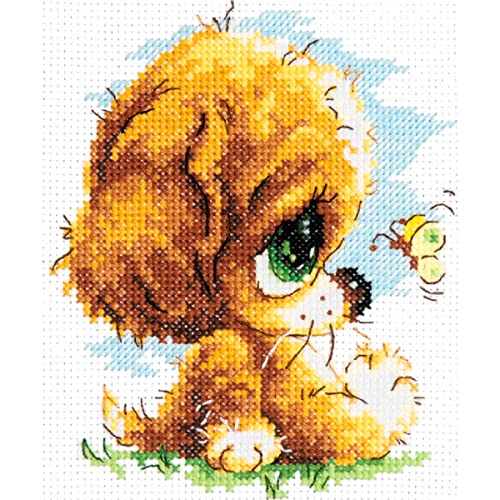 Magic Needle 16-14 ZW Süß Kreuzstichset mit Zählmuster Zweigart Edition, Baumwolle, multifarbig, 12x14cm Magic Needle 16-14 ZW Süß Kreuzstichset mit Zählmuster Zweigart Edition, Baumwolle, multifarbig, 12x14cm von Magic Needle