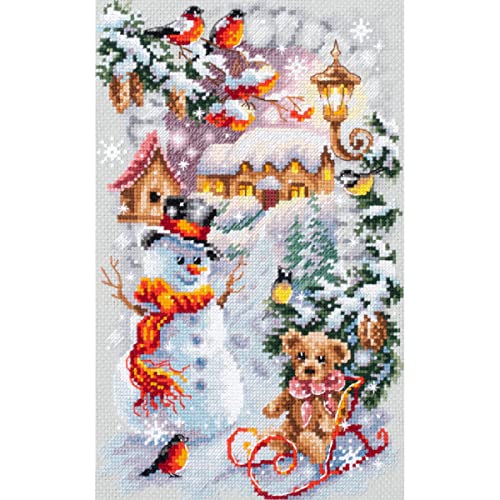 Magic Needle 250-735 ZW Winterferien Kreuzstichset mit Zählmuster Zweigart Edition, Baumwolle, multifarbig, 17x27cm Magic Needle 250-735 ZW Winterferien Kreuzstichset mit Zählmuster Zweigart Edition, Baumwolle, multifarbig, 17x27cm von Magic Needle