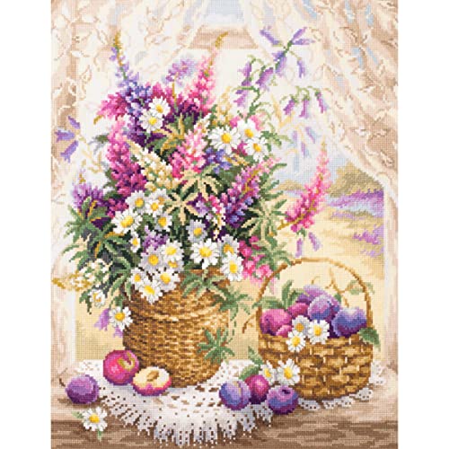 Magic Needle 100-182 ZW Sommer Aroma Kreuzstichset mit Zählmuster Zweigart Edition, Baumwolle, multifarbig, 32x40cm Magic Needle 100-182 ZW Sommer Aroma Kreuzstichset mit Zählmuster Zweigart Edition, Baumwolle, multifarbig, 32x40cm von Magic Needle