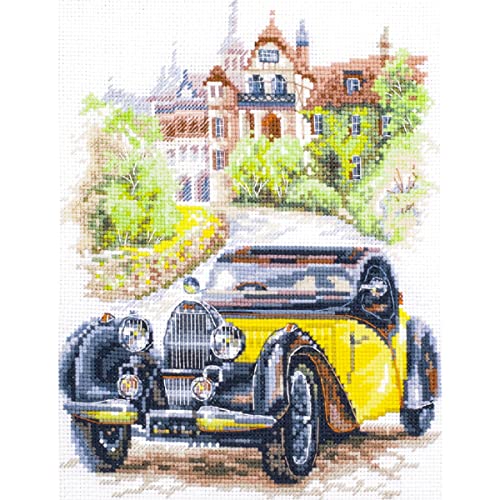 Magic Needle 110-023 ZW Retro-Stil. Frankreich Kreuzstichset mit Zählmuster Zweigart Edition, Baumwolle, multifarbig, 16x20cm Magic Needle 110-023 ZW Retro-Stil. Frankreich Kreuzstichset mit Zählmuster Zweigart Edition, Baumwolle, multifarbig, 16x20cm von Magic Needle