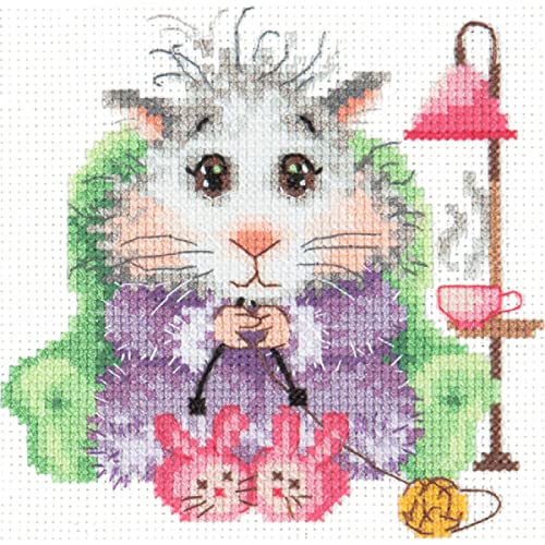 Magic Needle 18-95 ZW Ich stricke auf Bestellung Kreuzstichset mit Zählmuster Zweigart Edition, Baumwolle, multifarbig, 12x12cm Magic Needle 18-95 ZW Ich stricke auf Bestellung Kreuzstichset mit Zählmuster Zweigart Edition, Baumwolle, multifarbig, 12x12cm von Magic Needle