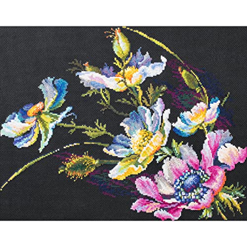 Magic Needle 210-191 ZW Das Geheimnis der Anemonen Kreuzstichset mit Zählmuster Zweigart Edition, Baumwolle, multifarbig, 40x30cm Magic Needle 210-191 ZW Das Geheimnis der Anemonen Kreuzstichset mit Zählmuster Zweigart Edition, Baumwolle, multifarbig, 40x30cm von Magic Needle