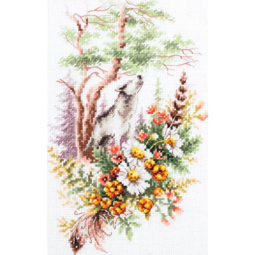 Magic Needle 250-699 ZW Sommer Waldseele Kreuzstichset mit Zählmuster Zweigart Edition, Baumwolle, multifarbig, 17x27cm Magic Needle 250-699 ZW Sommer Waldseele Kreuzstichset mit Zählmuster Zweigart Edition, Baumwolle, multifarbig, 17x27cm von Magic Needle