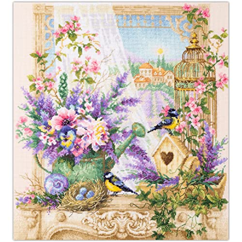 Magic Needle 515-280 ZW Das Geheimnis der Provence Kreuzstichset mit Zählmuster Zweigart Edition, Baumwolle, multifarbig, 35x40cm Magic Needle 515-280 ZW Das Geheimnis der Provence Kreuzstichset mit Zählmuster Zweigart Edition, Baumwolle, multifarbig, 35x40cm von Magic Needle