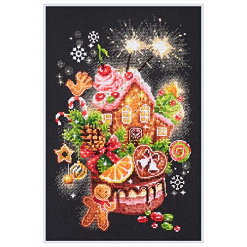 Magic Needle 540-673 ZW Weihnachtssüßigkeiten Kreuzstichset mit Zählmuster Zweigart Edition, Baumwolle, multifarbig, 18x28cm Magic Needle 540-673 ZW Weihnachtssüßigkeiten Kreuzstichset mit Zählmuster Zweigart Edition, Baumwolle, multifarbig, 18x28cm von Magic Needle