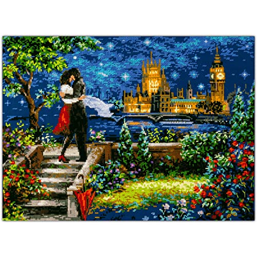 Magic Needle 550-767 ZW Rendezvous in London Kreuzstichset mit Zählmuster Zweigart Edition, Baumwolle, multifarbig, 40x30cm Magic Needle 550-767 ZW Rendezvous in London Kreuzstichset mit Zählmuster Zweigart Edition, Baumwolle, multifarbig, 40x30cm von Magic Needle
