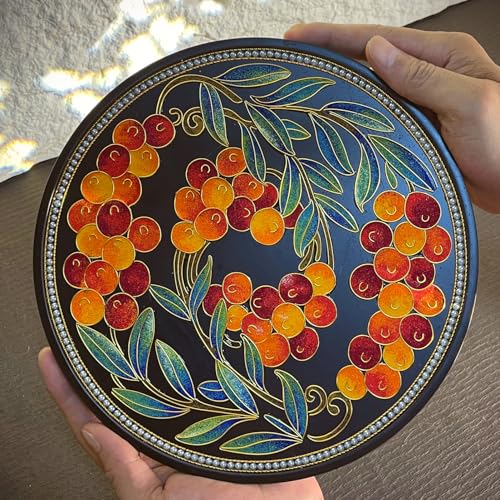 Magicaldiy Filigranes Emaille-Malset zum Selbermachen – Machen Sie Ihr eigenes Cloisonne-Teetablett, schwarzer Bambus Magicaldiy Filigranes Emaille-Malset zum Selbermachen – Machen Sie Ihr eigenes Cloisonne-Teetablett, schwarzer Bambus von Magicaldiy