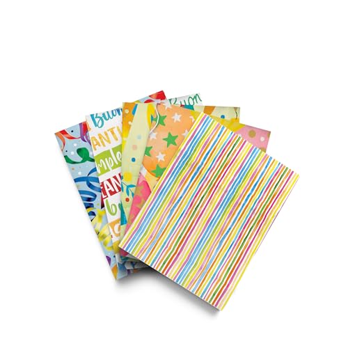 Geschenkpapier Set 10 Blätter Party und Farben von Magicamente Carta