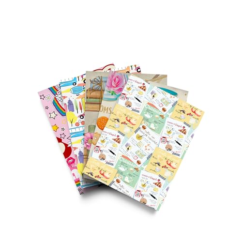 Geschenkpapier Set 10 Blatt Fantasy Mix von Magicamente Carta