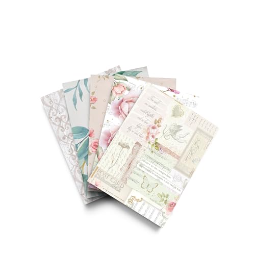 Geschenkpapier Set 10 Blatt Hochzeit weich von Magicamente Carta