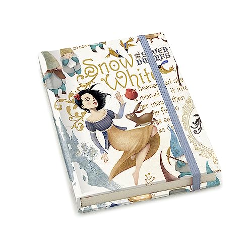 Magicamente Carta Notizbuch, 9 x 13 cm, Block Notes, Taschenformat, Hardcover, Gummiband, liniert, 192 Seiten à 80 g, Dekoration aus Goldpuder, Motiv: Schneewittchen Magicamente Carta Notizbuch, 9 x 13 cm, Block Notes, Taschenformat, Hardcover, Gummiband, liniert, 192 Seiten à 80 g, Dekoration aus Goldpuder, Motiv: Schneewittchen von Magicamente Carta