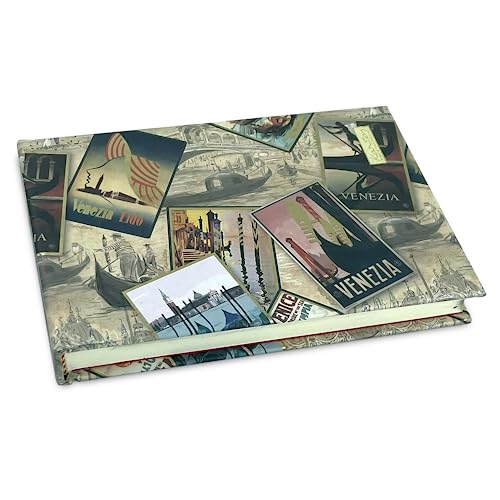 Magicamente Carta Skizzenbuch, Skizzenbuch, A6, Zeichenblock 14,8 x 10 cm, fester Einband, Goldpuder, 96 Blatt, glattes Papier aus Wildleder, Motiv: Venedig Magicamente Carta Skizzenbuch, Skizzenbuch, A6, Zeichenblock 14,8 x 10 cm, fester Einband, Goldpuder, 96 Blatt, glattes Papier aus Wildleder, Motiv: Venedig von Magicamente Carta