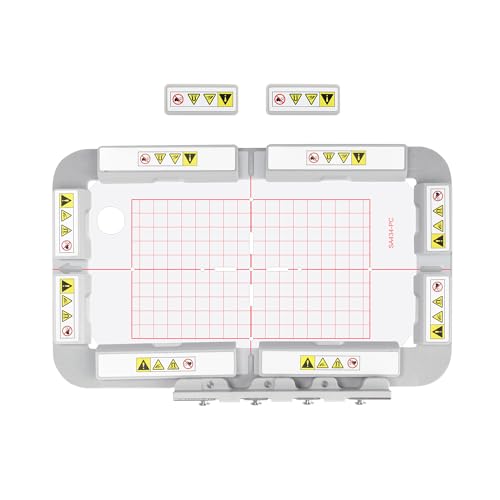 MagnaHoop Magnetischer Rahmen für Brother SE600 SE400 SE700 SE625 SE425 PE550D PE540D PE535 PE525 PE500 Innovis Babylock, Metall-Magnet-Stickmaschine Schärpe Rahmen (4 x 6,75-SA434MK) von MagnaHoop