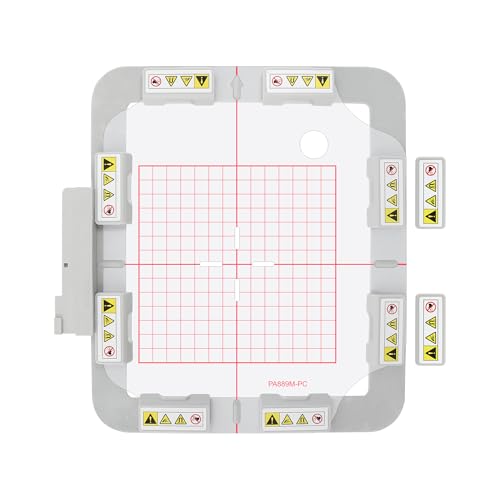 MagnaHoop Magnetischer Ring für Husqvarna Viking Designer Diamond Deluxe Rubin Royale Topas Pfaff Creative Sensation Vision Metall-Magnet Stickmaschine Schärpe Rahmen (5,9 x 5,9 x 5,9-PA889MK) von MagnaHoop