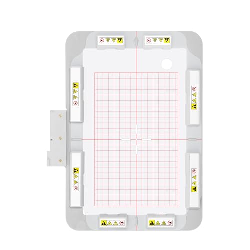 MagnaHoop Magnetischer Ring für Husqvarna Viking Designer Diamond Deluxe Rubin Royale Topas Pfaff Creative Sensation Vision Metall-Magnet Stickmaschine Schärpe Rahmen (5,9 x 9,4-VK438MK) von MagnaHoop
