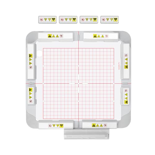 MagnaHoop Magnetrahmen für Brother Quattro 6000D 6700D Innovis NV6700D 6750D VQ2400 XE1 XJ1 und Babylock Solaris Destiny Ellisimor, Metall-Magnet-Stickmaschinen-Schärpe Rahmen (8x8-SA446MK) von MagnaHoop