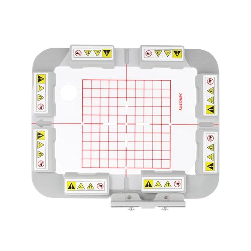 MagnaHoop Magnetrahmen für Brother SE600 SE400 SE700 SE625 SE425 PE550D PE540D PE535 PE525 PE500 Innovis Babylock, Metall-Magnet-Stickmaschine Schärpe Rahmen (4x4-SA432MK) von MagnaHoop
