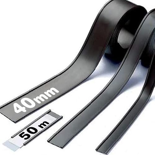 Magnet C-Profil magnetische Etiketten-Halter beschreibbar mit Papier und Schutzfolie 40mm breit x 50m Rolle - Ideal für Labels Preis-Schilder Namensschilder Lager-Beschriftung magnetisch Magnet C-Profil magnetische Etiketten-Halter beschreibbar mit Papier und Schutzfolie 40mm breit x 50m Rolle - Ideal für Labels Preis-Schilder Namensschilder Lager-Beschriftung magnetisch von Magnosphere