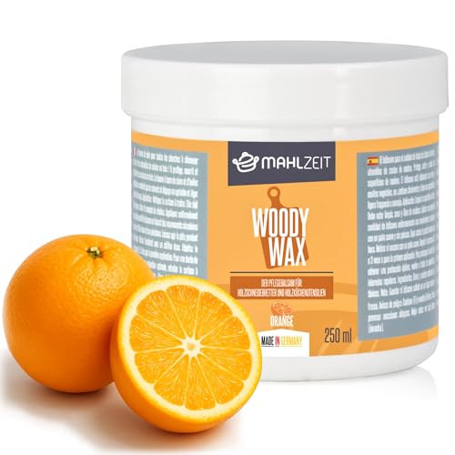 Mahlzeit Woody Wax Orange Holzpflege aus Bienenwachs für Schneidebretter | 250 ml | 100% natürlich | Holzwachs für Schneidebretter Arbeitsplatten Küchenhelfer | Holz Balsam für Schneidebretter Mahlzeit Woody Wax Orange Holzpflege aus Bienenwachs für Schneidebretter | 250 ml | 100% natürlich | Holzwachs für Schneidebretter Arbeitsplatten Küchenhelfer | Holz Balsam für Schneidebretter von Mahlzeit