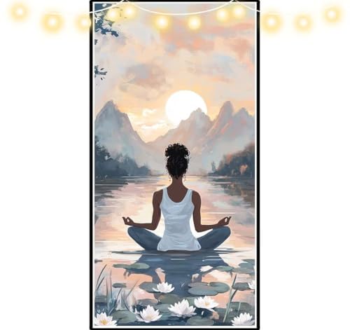 Diamond Painting Frau Diamond Painting Groß xxl (30 X 60 cm) Diamond Painting Yoga Diamant Painting Bilder Kinder, 5D DIY Malen Nach Zahlen Erwachsene Cross Stickerei für Wand Deko Home Geschenke S994 von Mahoxua