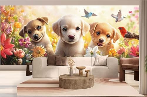 Diamond Painting Tier Diamond Painting Groß XXL (70 x 40 cm), Diamant Malerei Bilder Kinder DIY Malen Nach Zahlen Erwachsene, Runde Steine Kristall Puzzle Stickerei Dimond Art für Wand Deko Hund h138 von Mahoxua