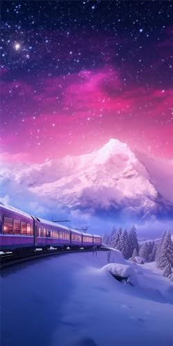 Diamond Painting Winter Fantasie Malen Nach Zahlen Erwachsene, Diamond Painting xxl Groß 50 X 100 cm, 5D Diamant Painting Bilder Kinder, DIY Dimondpaintin Crystal Arts Craft, Wand Deko Aesthetic, i440 Diamond Painting Winter Fantasie Malen Nach Zahlen Erwachsene, Diamond Painting xxl Groß 50 X 100 cm, 5D Diamant Painting Bilder Kinder, DIY Dimondpaintin Crystal Arts Craft, Wand Deko Aesthetic, i440 von Mahoxua