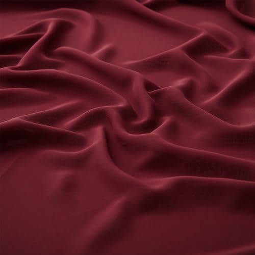 MaiMaiSuan The Yard Chiffon-Stoff, 152,4 cm breit, weinrot, weich, durchsichtig, für Hochzeitsbogen, Drapierstoff, Brautkleid, Nähen, DIY, 2,7 m MaiMaiSuan The Yard Chiffon-Stoff, 152,4 cm breit, weinrot, weich, durchsichtig, für Hochzeitsbogen, Drapierstoff, Brautkleid, Nähen, DIY, 2,7 m von MaiMaiSuan
