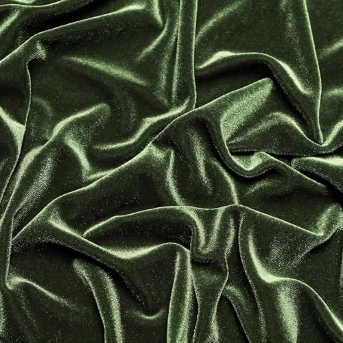 Samtstoff in Hellolivgrün, 91 cm breit, weiches, dehnbares Samtmaterial für Polsterung, Sofa, Stuhlbezug, DIY, Nähen, Kostüme, Handwerk, Vorhang Samtstoff in Hellolivgrün, 91 cm breit, weiches, dehnbares Samtmaterial für Polsterung, Sofa, Stuhlbezug, DIY, Nähen, Kostüme, Handwerk, Vorhang von MaiMaiSuan