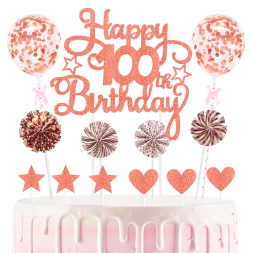 100th Geburtstag Kuchen Dekoration Kuchen Toppers Zahl Kerzen Birthday Torten Dekoration Sternen Herz Papierfächer Ballon Torte Toppers Kuchendeko für 100. Geburtstag Dekorationen Party Zubehör 100th Geburtstag Kuchen Dekoration Kuchen Toppers Zahl Kerzen Birthday Torten Dekoration Sternen Herz Papierfächer Ballon Torte Toppers Kuchendeko für 100. Geburtstag Dekorationen Party Zubehör von Maigendoo