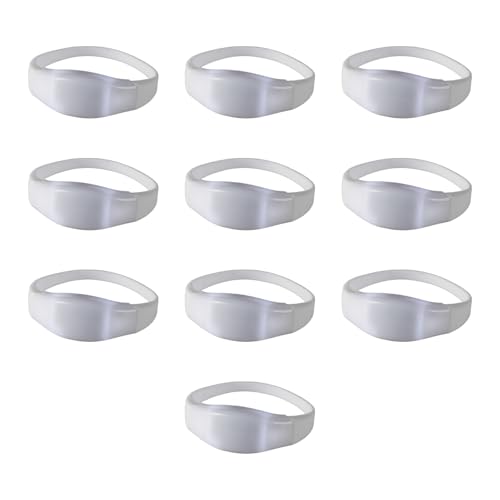 Maigridy Silikon-LED-Bänder für Partys, blinkendes Armband, Ornament, mehrfarbig, Handgelenk-Dekoration für Kinder, Geburtstag, Party, Armbänder von Maigridy