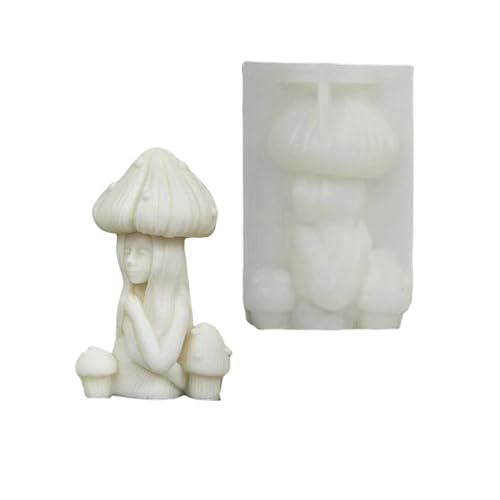 Rosenpilz-Körper-Silikonformen, menschlicher Duft, Ornament, Gussteile, Bastelbedarf, menschliches Silikon, Pilz, Gips, Ornament von Maigridy